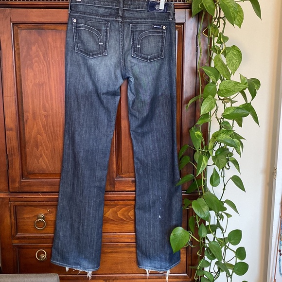 Fidelity bella donna mid rise boot cut Alloy Jet wash US made Japanese denim - Picture 3 of 15